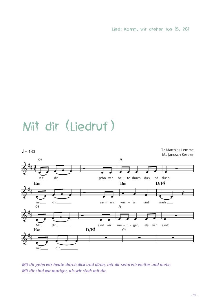 Mit dir